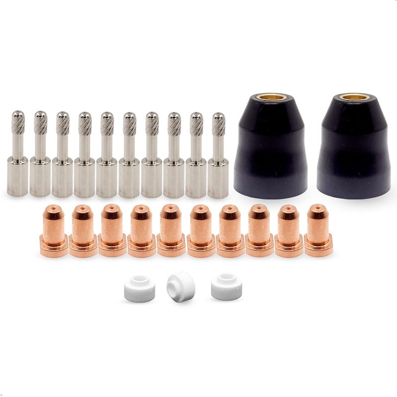 WS Wallpaper 9-6006 9-6099 9-6003 9-6007 Electrode Nozzle/Tip Shield Cup Swirl Ring Fit Thermal Dynamics PCH-10 25pcs - Image 1